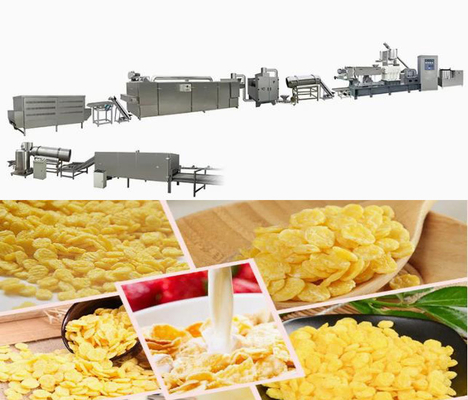 De Extruderproductielijn van de roestvrij staalsnack voor Graangewas/Cornflakes