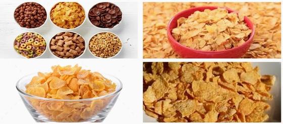 Continue Automatische Corn Flakes Ontbijtgranen Productielijn Bulkmachine