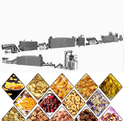 Automatische voedsel dat van hoge capaciteits het Bulkcornflakes machine voor Graangewassensnacks maakt