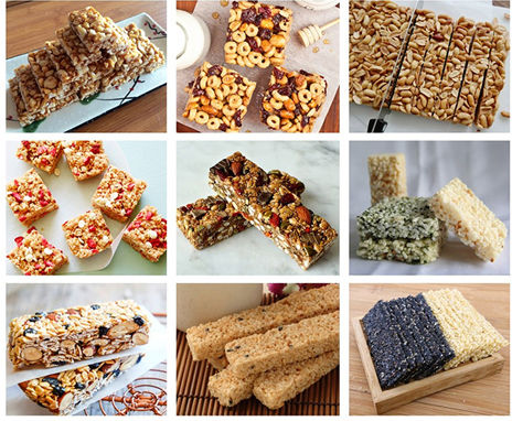 Roestvrij staal 304 van de het Graangewassenbar van 600kg/Hr Granola de Scherpe Lijn