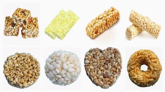 Geknalde Rijstcake die Machine/graangewassen puffende machine voor gierst, tarwe maken