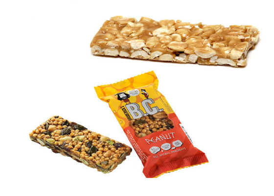 400-600kg/hr gepufte het Graangewassenbar die van Rijstchikki Machineroestvrij staal 304 maken