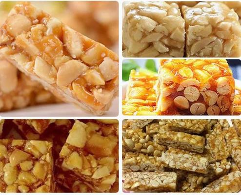 Reghoekige sesam / graan bar maken machine voor maïs Besemmaïs Bokgraan