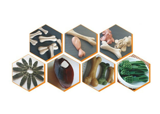 Het populaire Industriële Van de de Machinehond van de Voedsel voor huisdierenextruder Tand de Traktaties Vormen