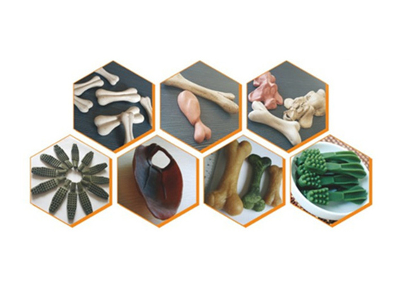 Diverse vormenhond behandelt Huisdiereninjectie het Vormen Machine, de machine van de voerextruder