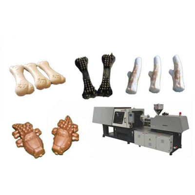 Het huisdier behandelt/hond kauwt het procesmateriaal van de voedsel voor huisdierenuitdrijving het Multifunctionele Huisdier kauwt