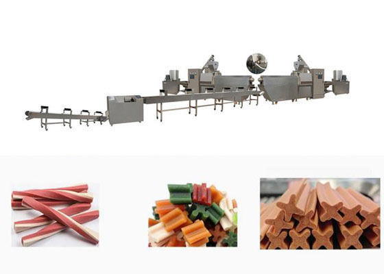 De Extruder van de het Roestvrije staalhondevoer van de voedselrang/het Kauwen de machine van het voedsel voor huisdierenproces