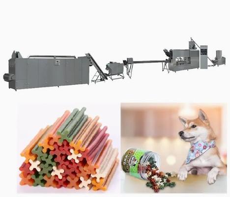 Honden Tandheelkundige Stok Dierlijk Voedsel Extrusie Machine / Dierlijk Voedsel Verwerkingslijn