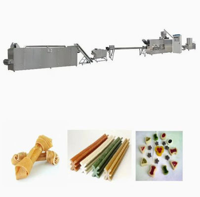 Het Voedsel van de roestvrij staalhond kauwt Snacks Makend Machineextruder