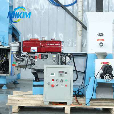 Dieselmotor 22 PK Diesel Drijvende Visvoer Pellet Maker Machine 100 kg / uur Prijs in Australië
