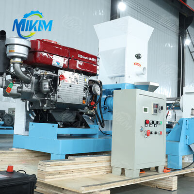 Dieselmotor 22 PK Diesel Drijvende Visvoer Pellet Maker Machine 100 kg / uur Prijs in Australië