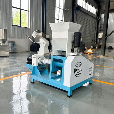 hot sale 40-200kg/u enkele schroef drijvende visvoer pellet machine kleine visvoerproductiemachine voor thuisgebruik