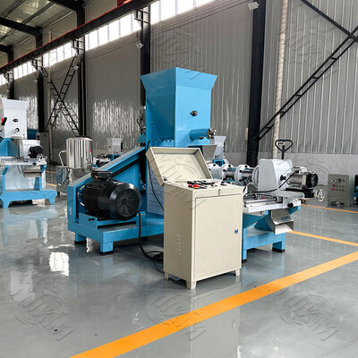 New 220-480V Floating Fish Feed Mill Pellet Making Machine Single-Screw dog food extruder machine Engine Food Grade Stainless Steel Pet Food Processing