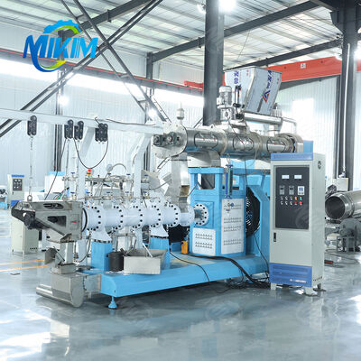 Dry Floating Fish Feed Pellet Processing Line 200kg/H-6000kg/H Animal Pet Cat Dog Food Making Extruder Machine