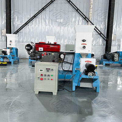 Bespaart voer en is zeer efficiënt! Diesel aangedreven drijvende visvoer extrudermachine en visvoer pelletmachine