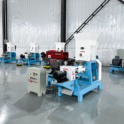 Dieselmotor 22 PK Diesel Drijvende Visvoer Pellet Maker Machine 100 kg / uur Prijs in Australië