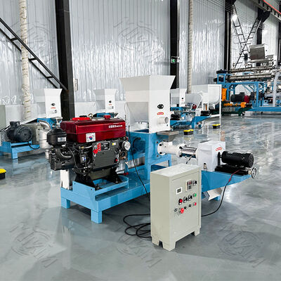Dieselmotor 22 PK Diesel Drijvende Visvoer Pellet Maker Machine 100 kg / uur Prijs in Australië