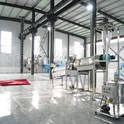 Floating Fish Feed Extrusion Machinery Twin Screw Fish Food Pellet Make Extruder