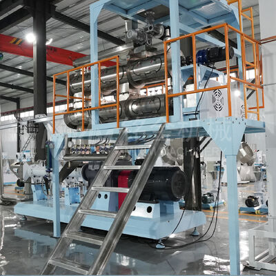 3-5 ton/uur Automatische watervissen Voedsel maken Extruder Machine Dompelende Dompelende visvoer apparatuur Plant Productielijn