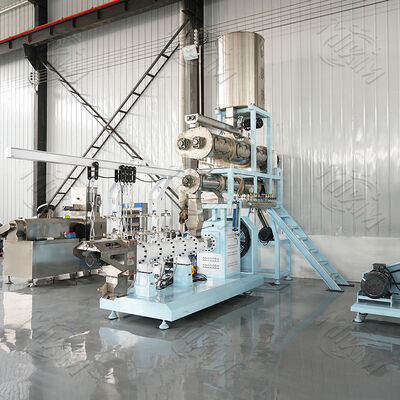 Hoge Capaciteit Twin Screw Natte Extruder Machine Twin Screw Natte Extruder / Expander voor Drijvend Visvoer en Huisdiervoeder Productie