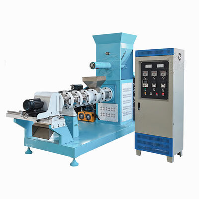 Dry pet food productieproces Floating Fish Feed Mill Pellet Extruder Maker Machine te koop