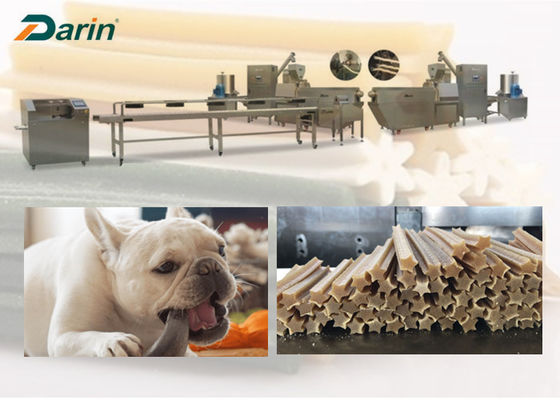 Het roestvrij staal100kw Huisdier kauwt Productielijn voor de Tanden van Honden