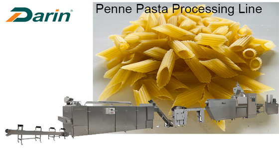 Deegwaren Penne Production Line Extrusion 100 - 150kg/Hr