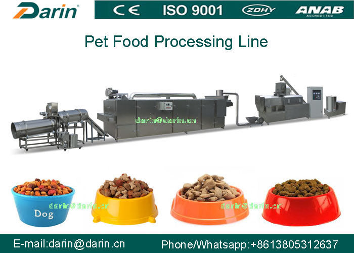 De droge Hond/Katten/VogelsLijn van de Voedsel voor huisdierenextruder/het Maken van Machine 380V 80kw