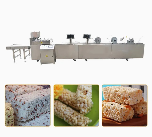 Gepatenteerde SUS304 MK-65 Cereal Bar Making Machine 300~500kg per uur