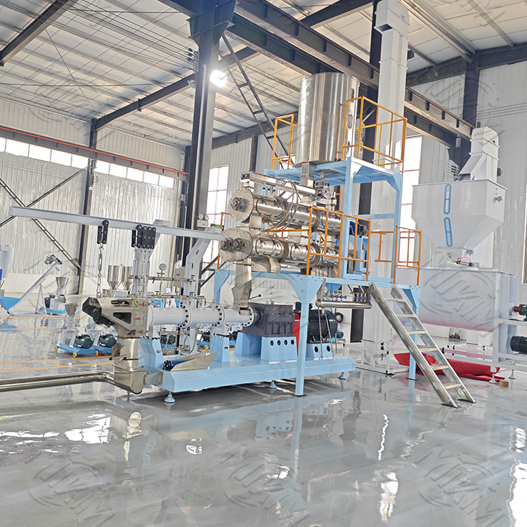 Dubbele Schroef Extrudermachine voor Productielijn voor Huisdier Hond Vis Snacks