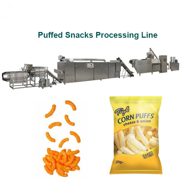 Van het Graansnacks van het snackvoedsel Gepufte de Extrudermachine