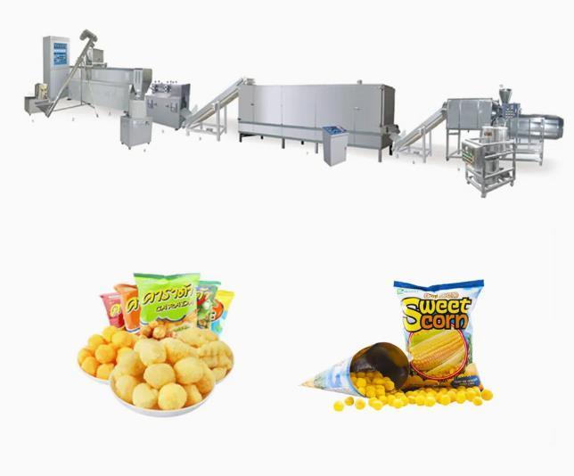 Van de de Snackmachine van de kaasrookwolk van het de Snackvoedsel Graan Gepufte de Extrudermachine