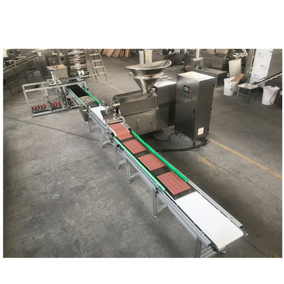 SUS304 van de het vleesbar van de Voedsel voor huisdierenextruder de Automatische van de de ingangs koude uitdrijving productielijn van het de schroefroestvrije staal enige