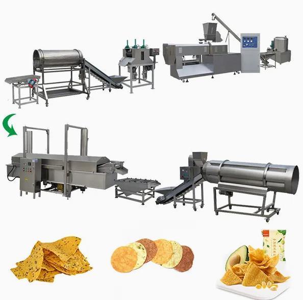 120kg per de rookwolksnack die van het Uurgraan machine/de gepufte productielijn van de graansnack maken