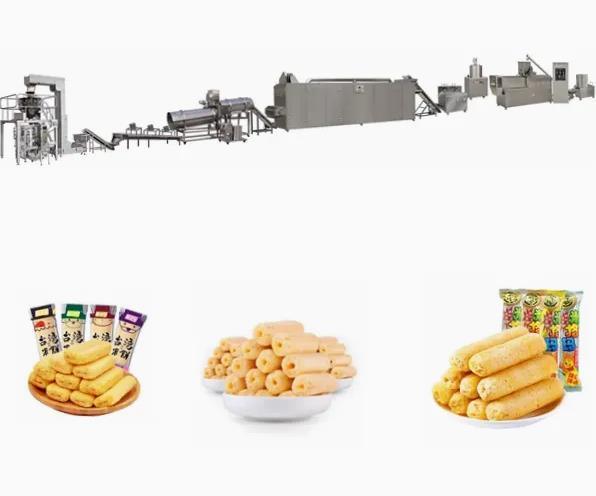 380v 50hz Maïspuff Extruder Machine Voor verkoop Puffed Wheat Machine