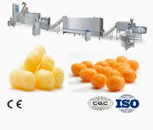 Van de de korrel tweelingschroef van de roestvrij staal 3d 2d snack lijn van de de extruderverwerking