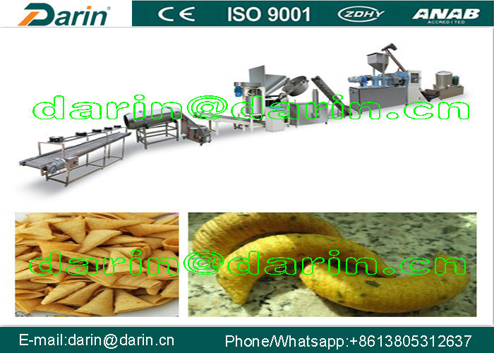 Persoonlijke 3D Pellet snack food making machine 200-260kg/H Triangle Roung Tube Onion Ring