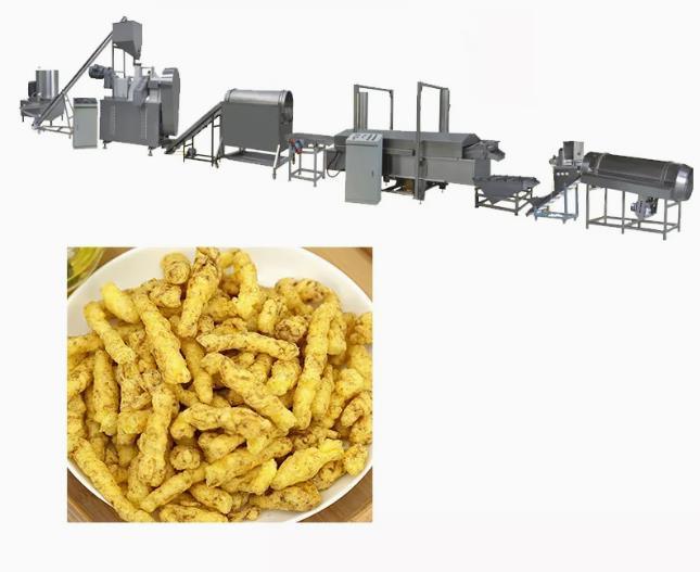 Van de de korrelsnack van verscheidenheidsvormen de 2D 3D van de het voedsel Knapperige erwt van de de sojaextruder lijn van het de machineproces