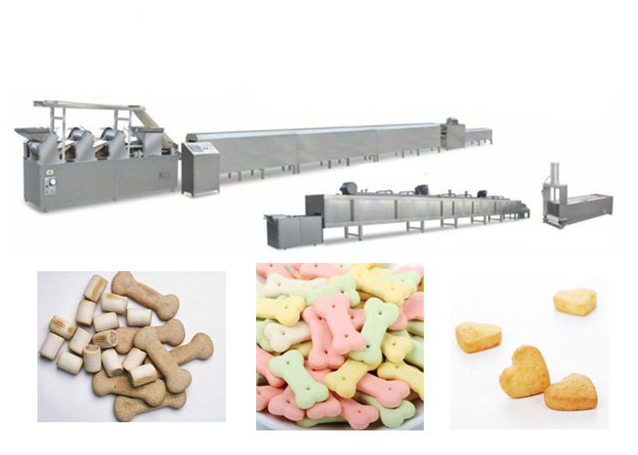 Aangepaste de Fabricatie van koekjesmachine van de Kleurenhond, Voedsel voor huisdierenproductielijn