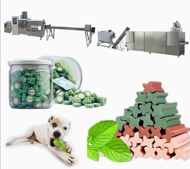 Divers Vormenhuisdier behandelt Machinehond kauwt de Extruder van het de Verwerkingsmateriaal van het Snackvoedsel