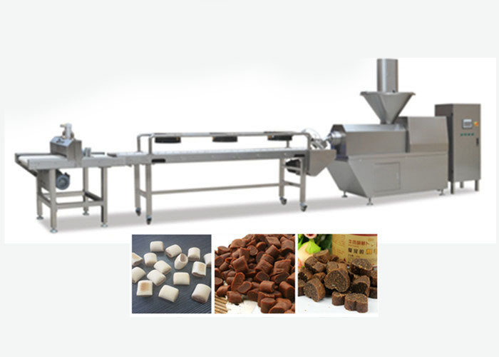Het automatische Schokkerige Vlees behandelt het Vormen van Machine/Voedsel voor huisdierenproductielijn met de delen van ABB of Schneider Electric-