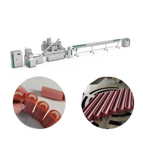 De Ce Goedgekeurde munschy Kleur kauwt de lijn van de het voedsel voor huisdierenverwerking van de stokongelooide huid