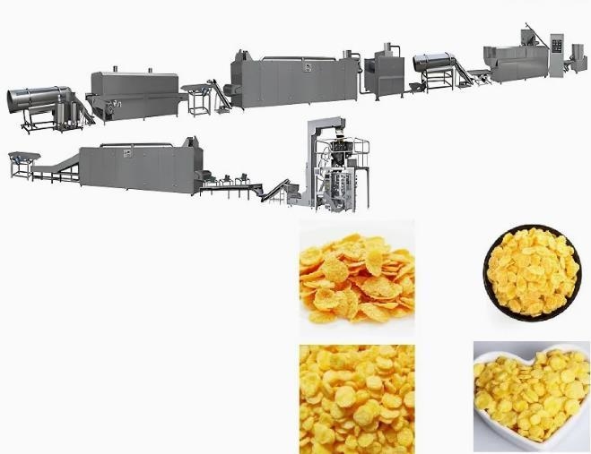 Hoog - kwaliteit die van de lijn van de de cornflakesverwerking van China/Cornflakes machine maken