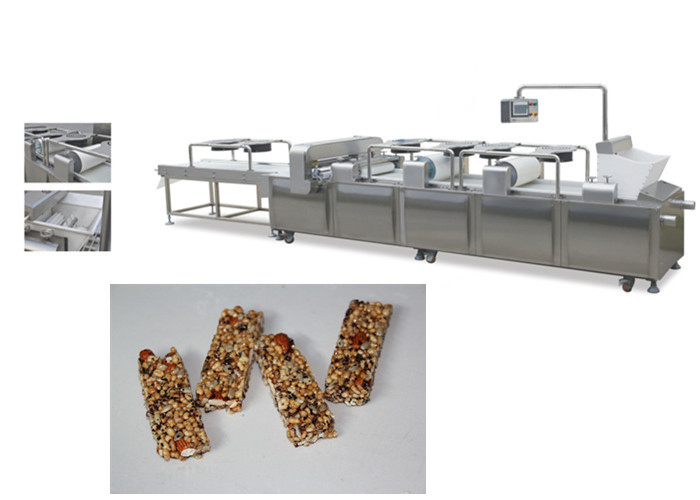 De Productielijn van de de barmachine van het roestvrij staalgraangewas/Snack Vlakke Bar drc-75 Type