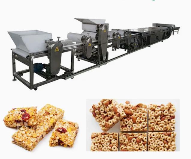 Voedselrang 150mm 80pcs/Min Granola Bar Making Machine