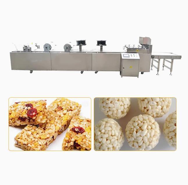 De Bar die van het Muesligraangewas de Barsnijmachine van Machinegranola met Nieuw OCTROOI maken