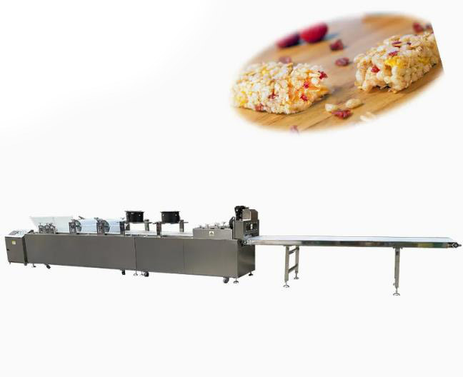 MK-75 Pinda Broze / Pinda Crunch Reep / Sesam Snoep Reep Machine Snijlijn met Touchscreen