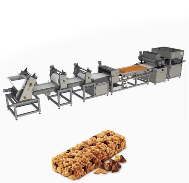 De de gepufte cake/chocoladereep die van het rijstsuikergoed Machine, popcornbal maken die machine vormen