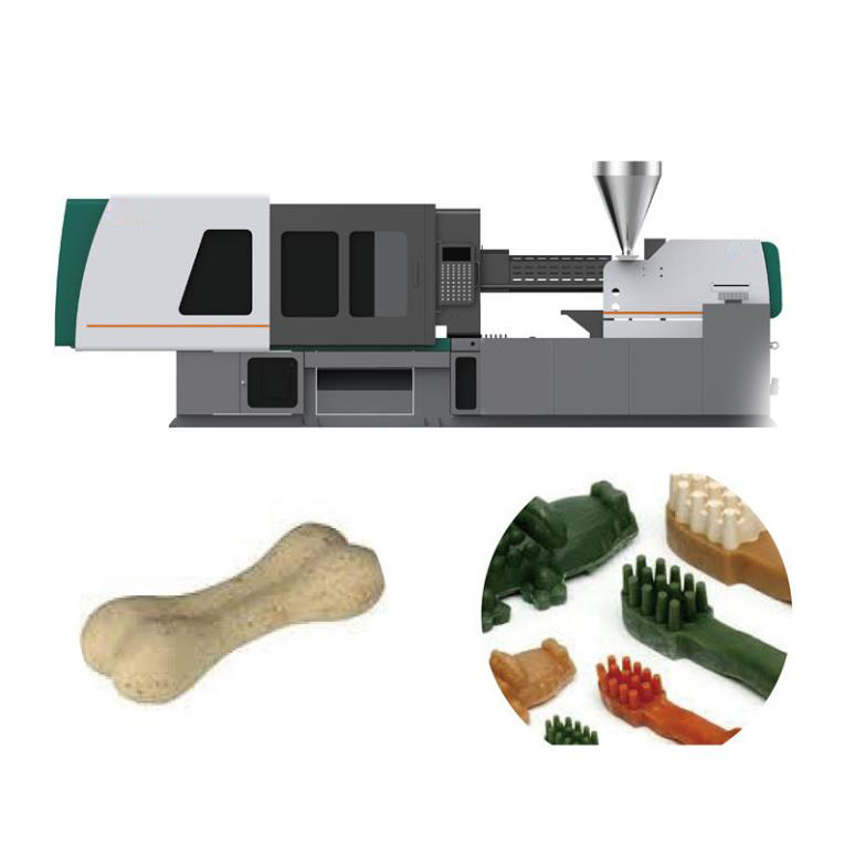 De Lijnegel van de voedsel voor huisdierenverwerking, krokodil, hond, been, varkensvleesoren, vat