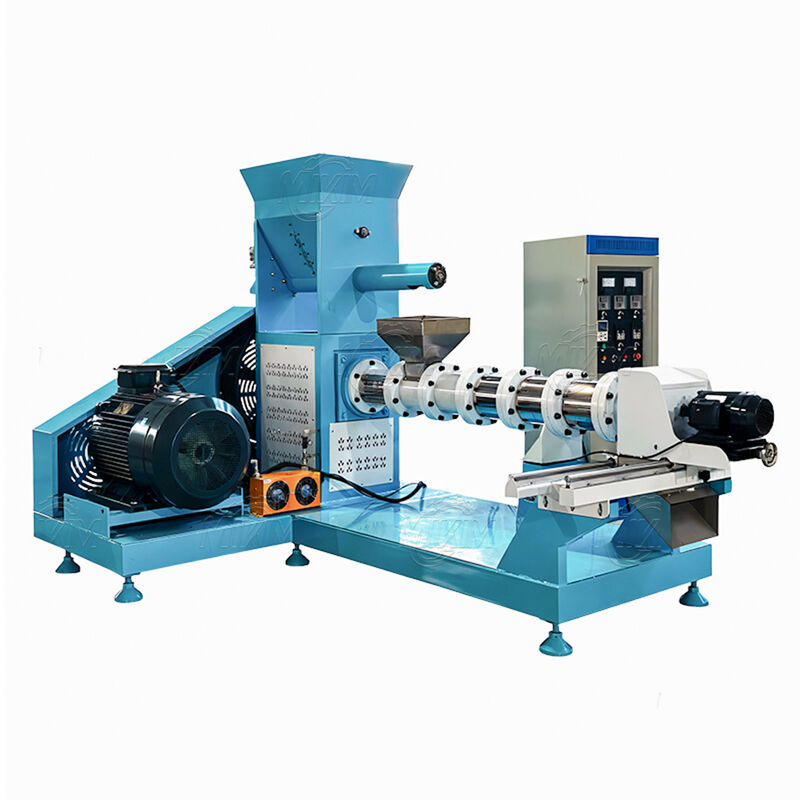 Dry pet food productieproces Floating Fish Feed Mill Pellet Extruder Maker Machine te koop